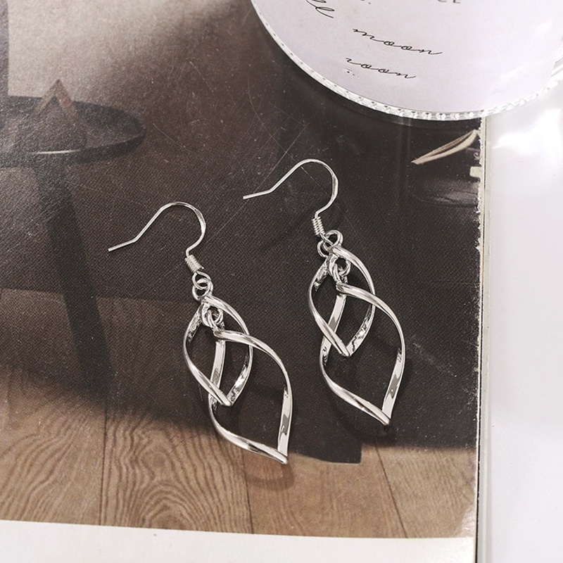 Bông Tai Dáng Dài Hình Vô Cực Phong Cách Boho Cổ Điển Thời Trang Cho Nữ