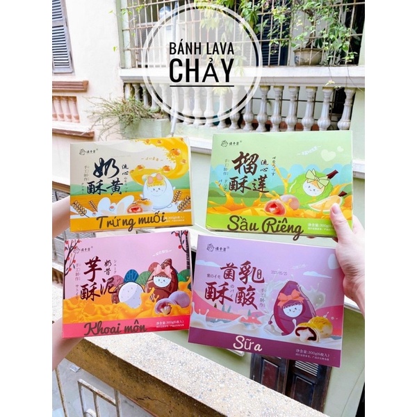 BÁNH TRỨNG CHẢY MOXIAOY 4VỊ SIÊU NGON