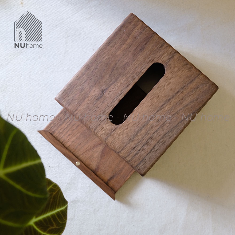 nuhome.vn | Hộp giấy Vuông - Bako, được thiết kế đơn giản bằng chất liệu gỗ cao cấp