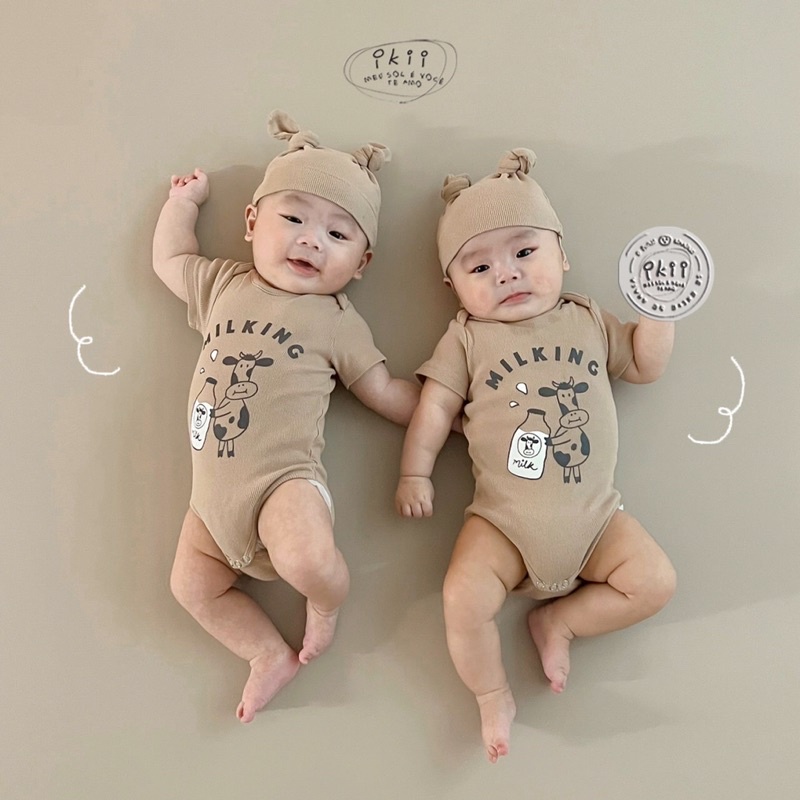 Suit kèm mũ Bò sữa IKII