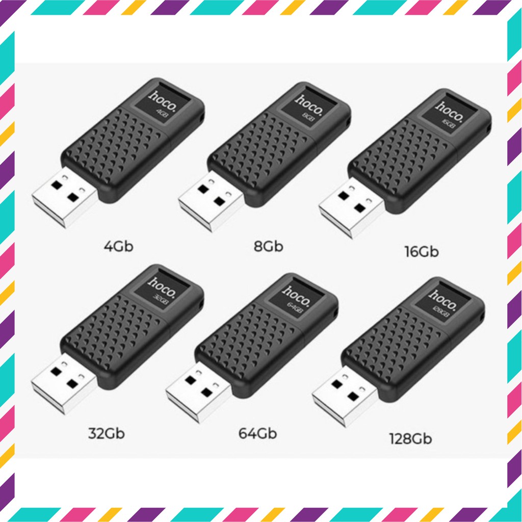 USB Hoco UD6 Intelligent 2.0 Chính Hãng - USB Đầy Đủ Dung Lượng (4G/8G/16G/32G/64G/128G)