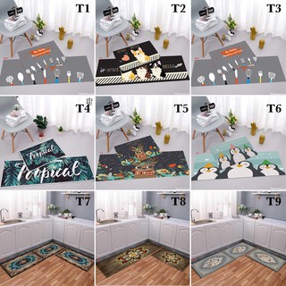 GIÁ SỈ🎁Bộ 2 thảm bếp 3D chống trơn trượt loại cao cấp loại đẹp như hình