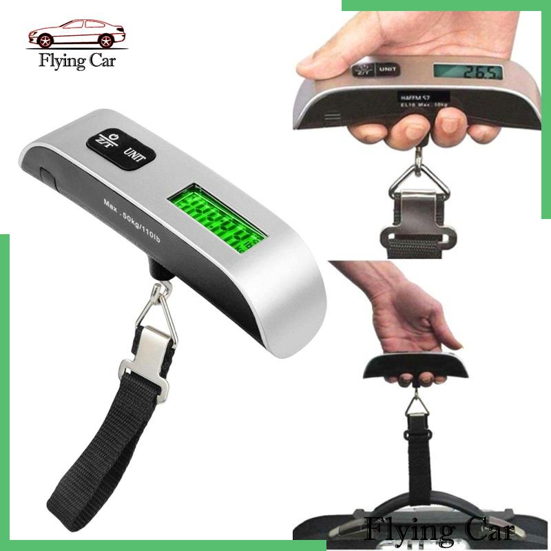 Cân Hành Lý Kỹ Thuật Số 110lb / 50kg Lzdjfmy2 Có Màn Hình LCD Tiện Dụng Mang Theo Du Lịch