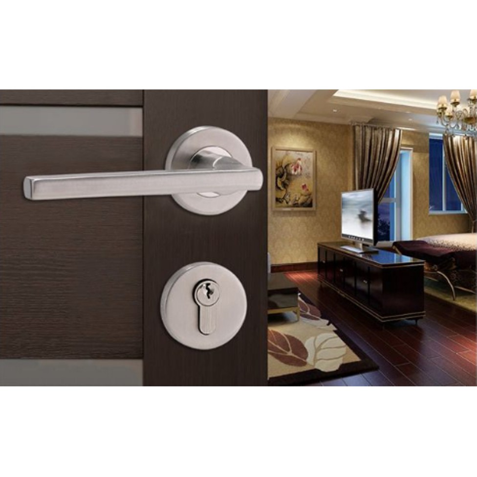 Khóa cửa tay gạt Inox cao cấp Canadi MS1