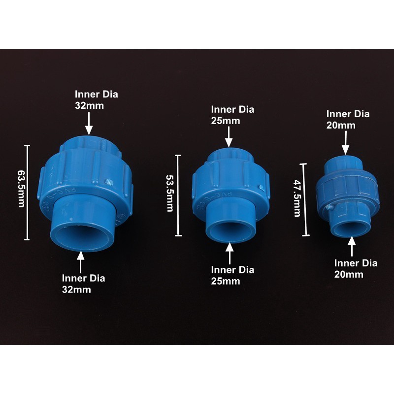 1 Đầu Nối Ống Nước Bằng Nhựa PVC Đường Kính 20-32mm