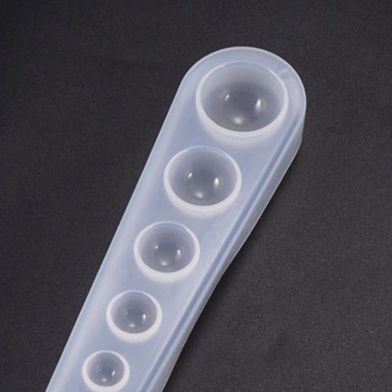 Khuôn Silicone Làm Đồ Trang Sức Hình Bán Cầu