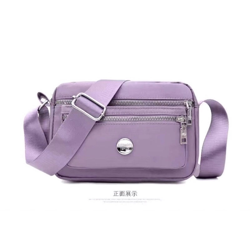 Túi Xách Nữ Vải Dù Mềm Đeo Chéo Thời Trang Trẻ Trung Nhiều Ngăn Đa Năng -A&ESHOP 88887