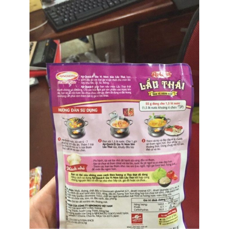 Lẩu Vị Lẩu Thái Aji-Quick 50g