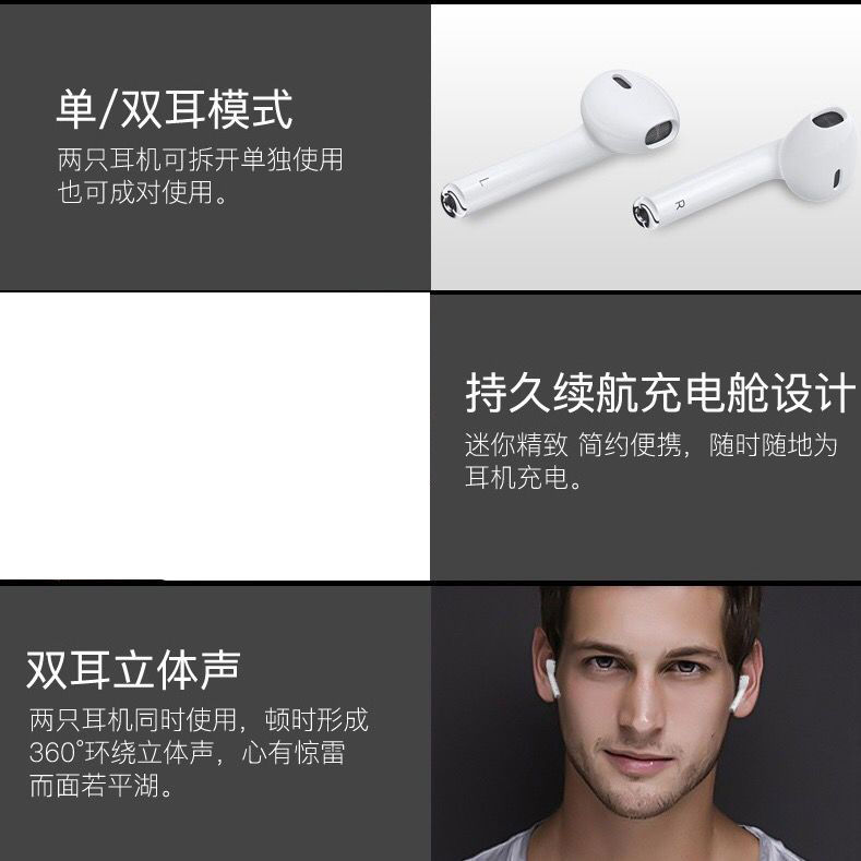 Tai Nghe Bluetooth Nhét Tai Mini I7S Chất Lượng Cao | BigBuy360 - bigbuy360.vn