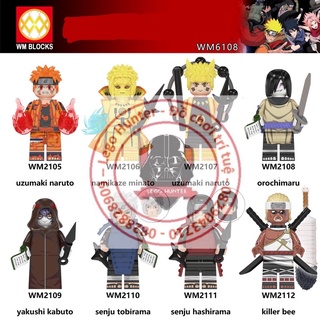 Xếp Hình WM 6108 minifigures anime mô hình lắp ráp nhân vật Naruto