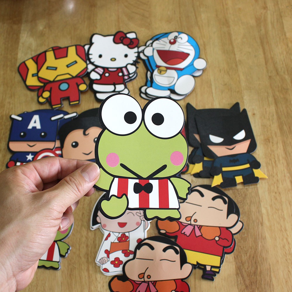 Bao li xì ngày tết 2020 Loại Tốt - Các nhân vật ngộ nghĩnh Doreamon Doremi Spiderman Captain IronMan Frog Maruko
