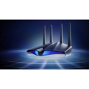 Router Wifi ASUS AURA RGB RT-AX82U Hai Băng Tần, Chuẩn AX5400 (Chuyên Cho Game Di Động)- Hàng Chính Hãng