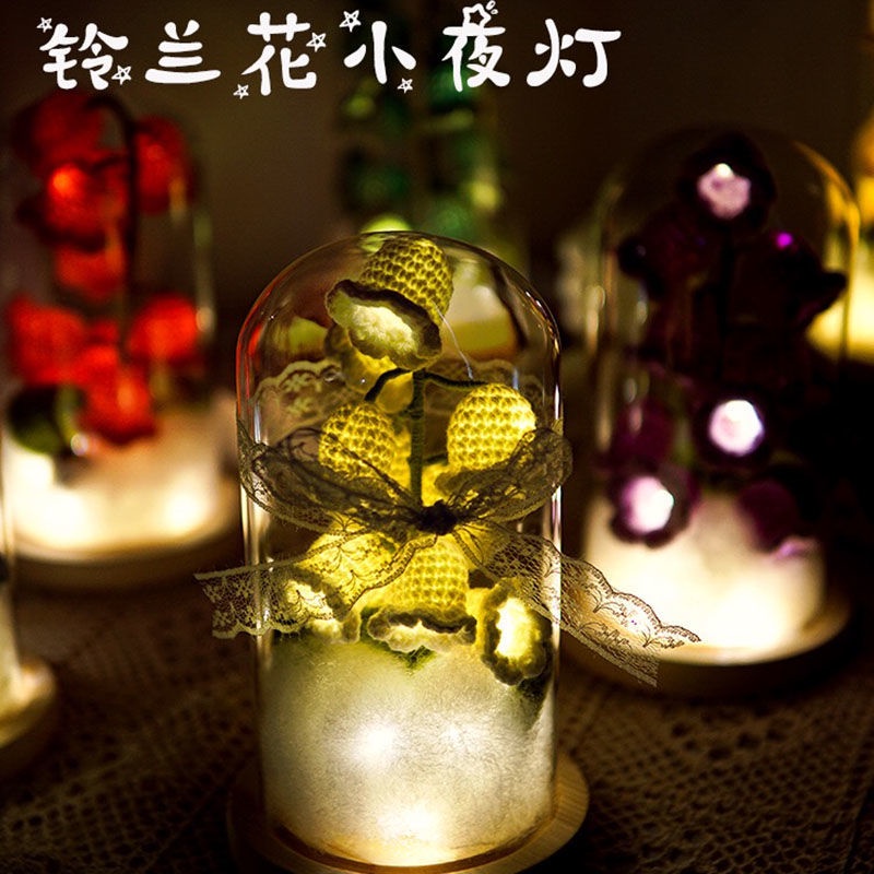 Sản Phẩm Hoàn Thiện Bó Hoa Lily Bằng Len Làm Quà Sinh Nhật Sáng Tạo diy Cho Bạn Gái