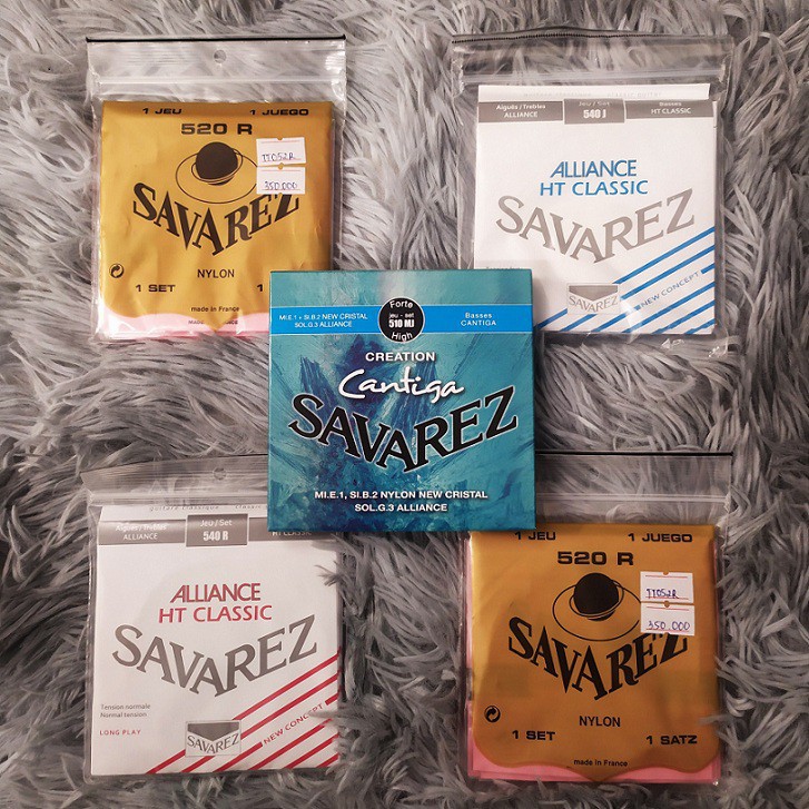 Dây guitar classic cao cấp Savarez 510MJ, 520R, 540J, 540R, 500AR chính hãng