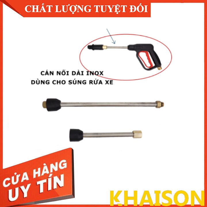 Ống nối dài súng rửa xe áp lực cao của máy xịt rửa áp lực cần xịt rửa xe, cán nối dài