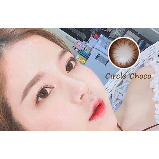 LENS FULL COMBO 150k-CIRCLE CHOCO(ảnh thật-có cận)