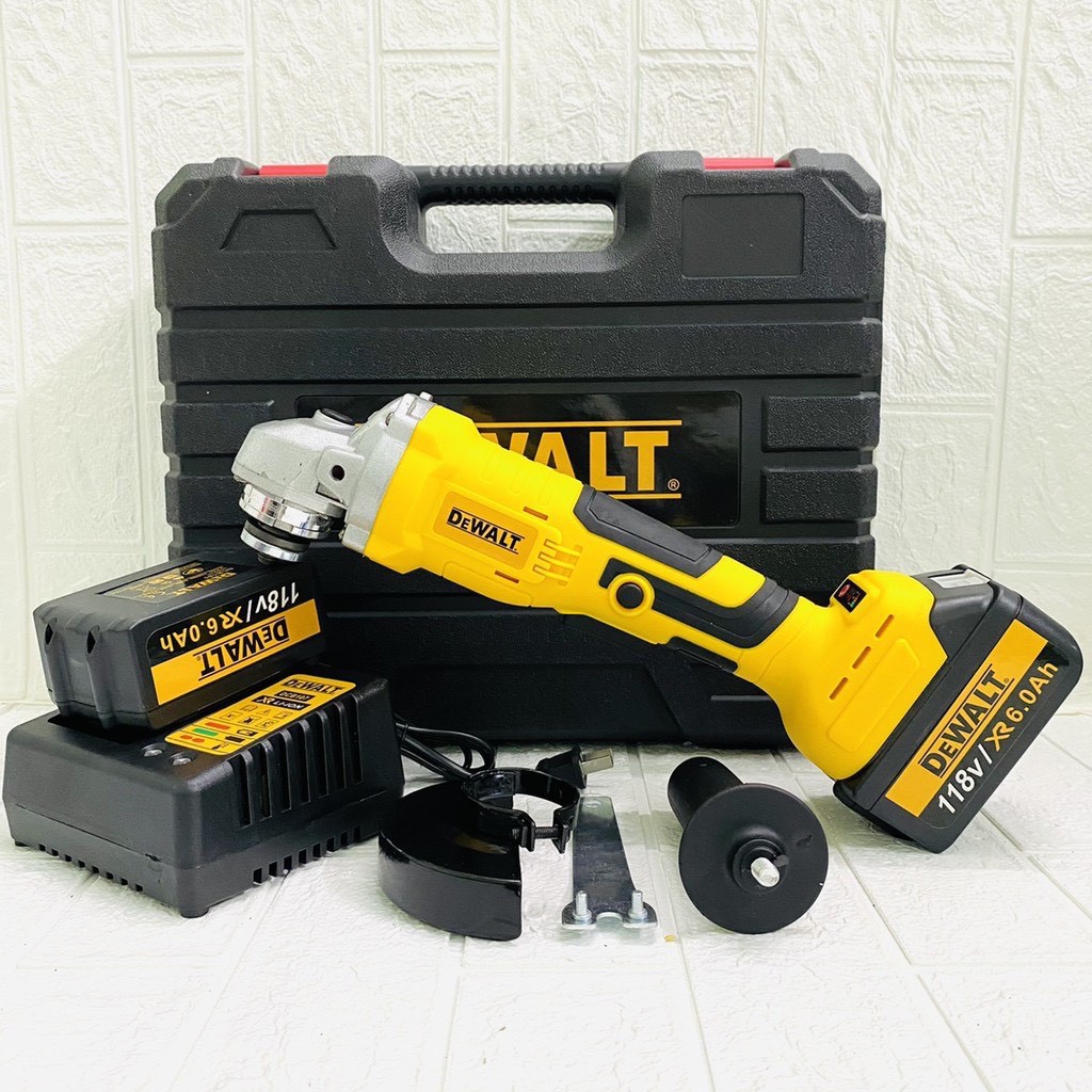 MÁY MÀI PIN DEWALT LOẠI KHÔNG CHỔI THAN, CÓ ĐIỀU CHỈNH VÒNG TUA, LOẠI CAO CẤP