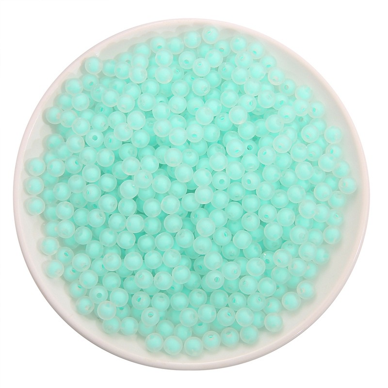 Set 110 Hạt Nhựa Acrylic Nhiều Màu Làm Trang Sức