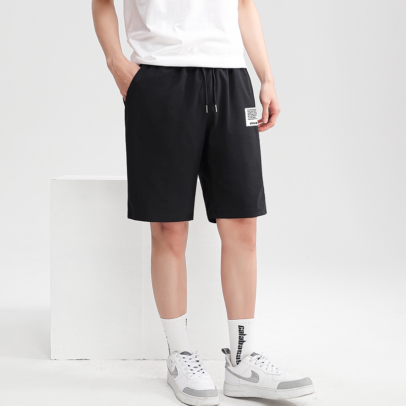 Quần Short Lưng Thun Rút Dây Phong Cách Hàn Quốc Cho Nam
