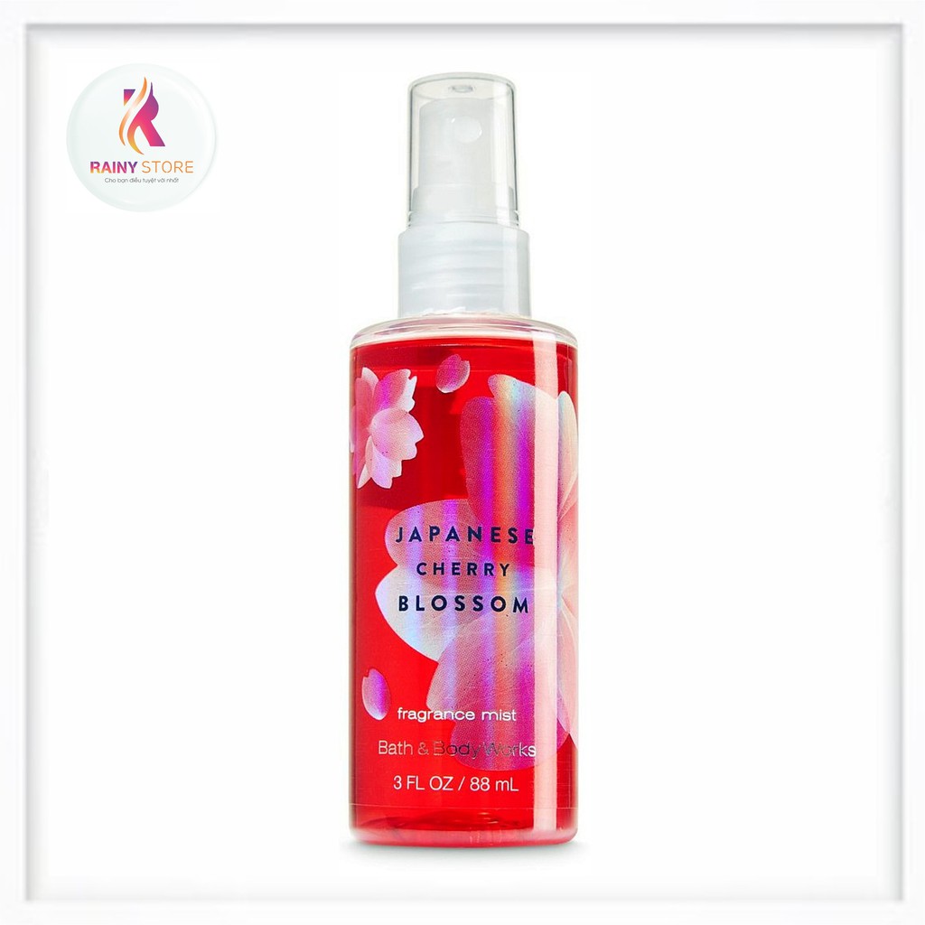 Xịt thơm toàn thân mini Bath & Body Works Japanese Cherry Blossom 88ml