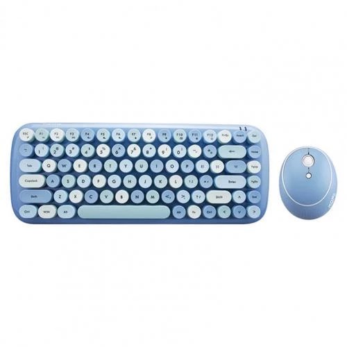 Bộ bàn phím và chuột ko dây MOFii CANDY dễ thương,84 phím,dùng cho laptop tivi tablet