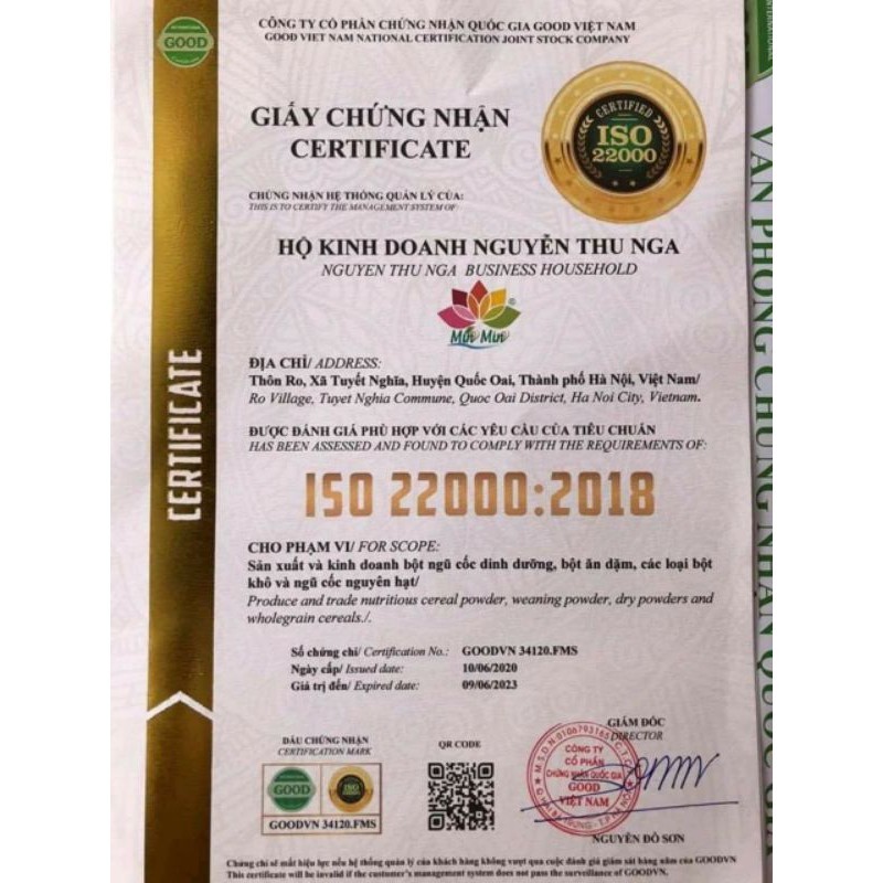 Ngũ Cốc MIN MIN Lợi Sữa 1 Hộp (500gr) mẫu mới 29 loại hạt - Ngũ cốc dinh dưỡng cho bà bầu MinMin
