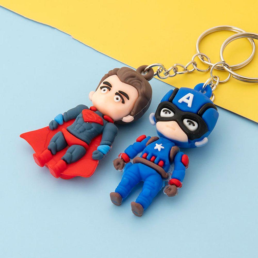 Mmluck Móc Khóa Hình Siêu Anh Hùng Marvel Người Dơi Người Nhện Tinh Tế Làm Quà Tặng Đồ