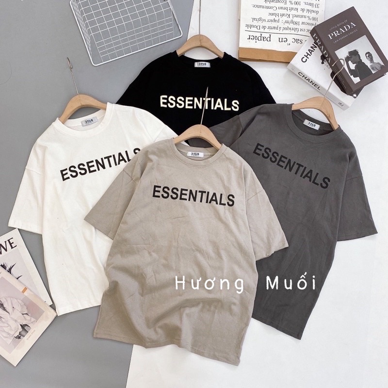 Áo thun chữ ESSENTIALS - 3158 hàng dày