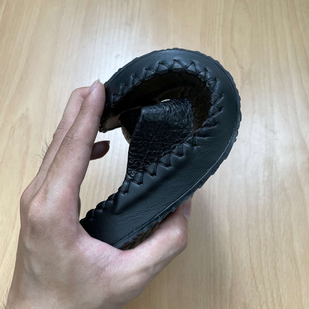 Dép Nam Xỏ Ngón Da Bò Thật 100% Cao Cấp Hàng xuất thái MPOLO Dép kẹp da bò thật 100%