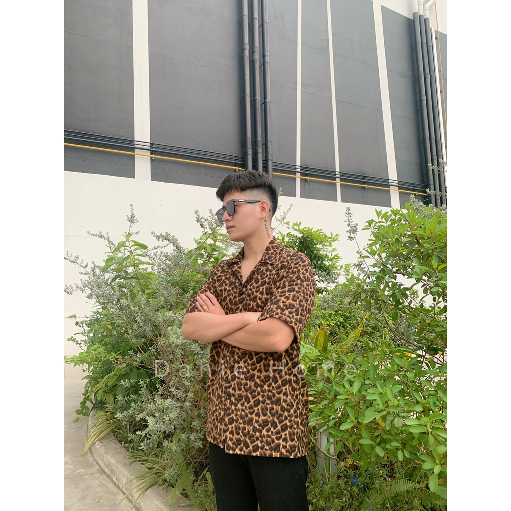 Áo Sơ Mi Nam Da Báo Đậm by Dahie Home