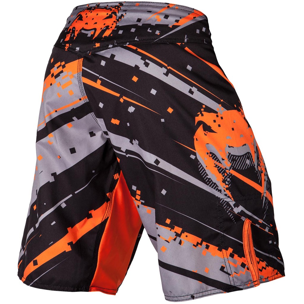 Quần MMA Venum Pixel - Black/Orange