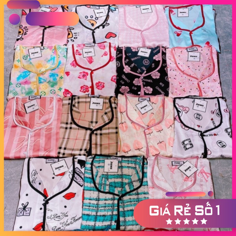 Bộ ngủ Satin sóng đùi đồ bộ ngủ nữ đẹp bộ ngủ pijama đồ bộ đẹp đồ bộ mặc nhà