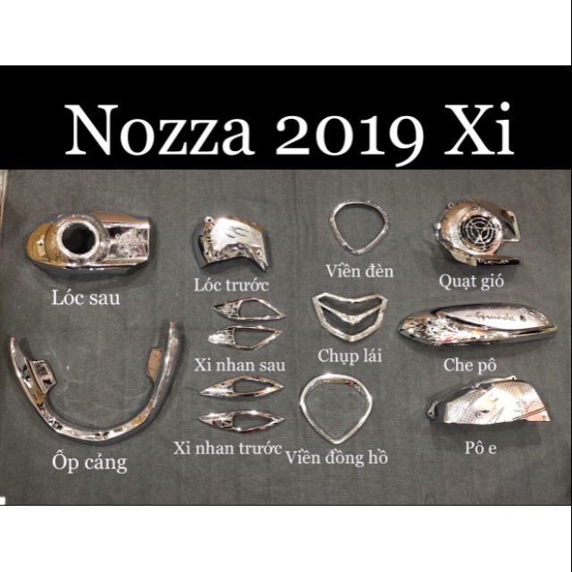 Đồ trang trí xe Ya Noza 19 Trọn bộ hoặc từng sản phẩm