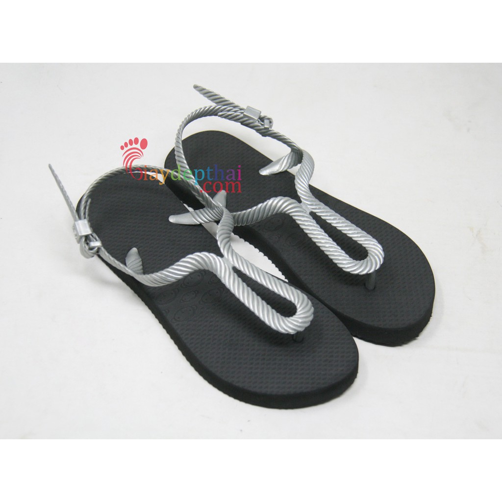 Giày Sandal nữ đế cao su xốp quai kẹp dây mảnh Thái Lan Monobo Maldives S2