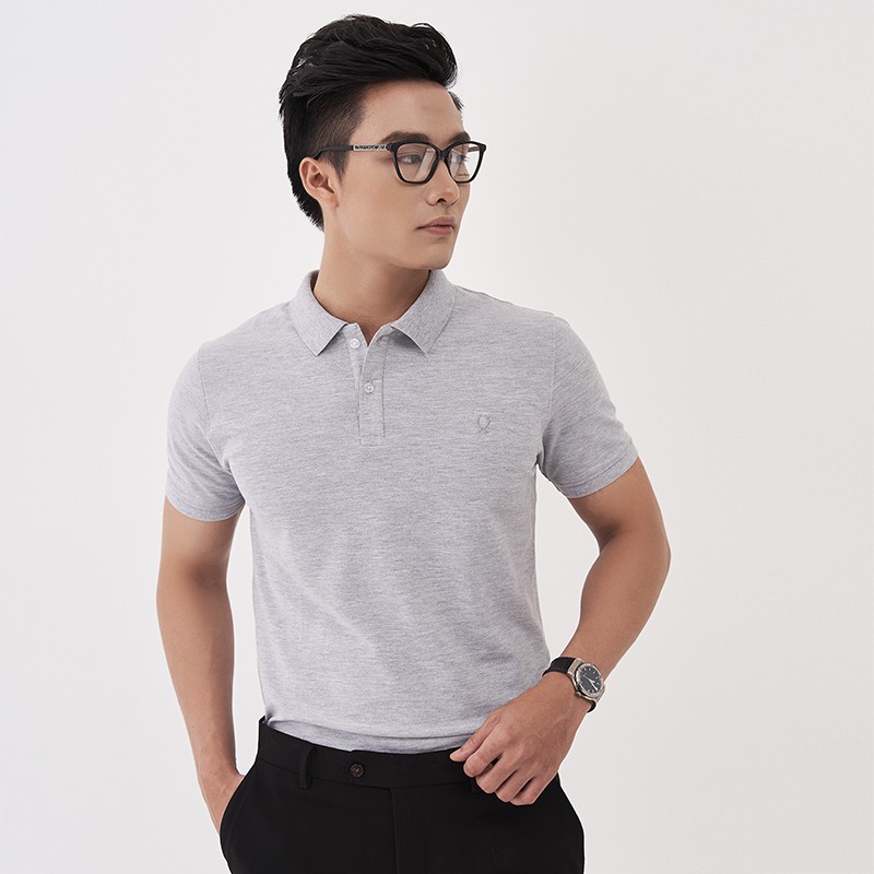 Áo Polo Nam Trơn Basic, Có Cổ Chất Cotton 100% Sợi Đan 40 Mát, Áo Phông Nam Thêu Logo Venisce Cao Cấp | BigBuy360 - bigbuy360.vn