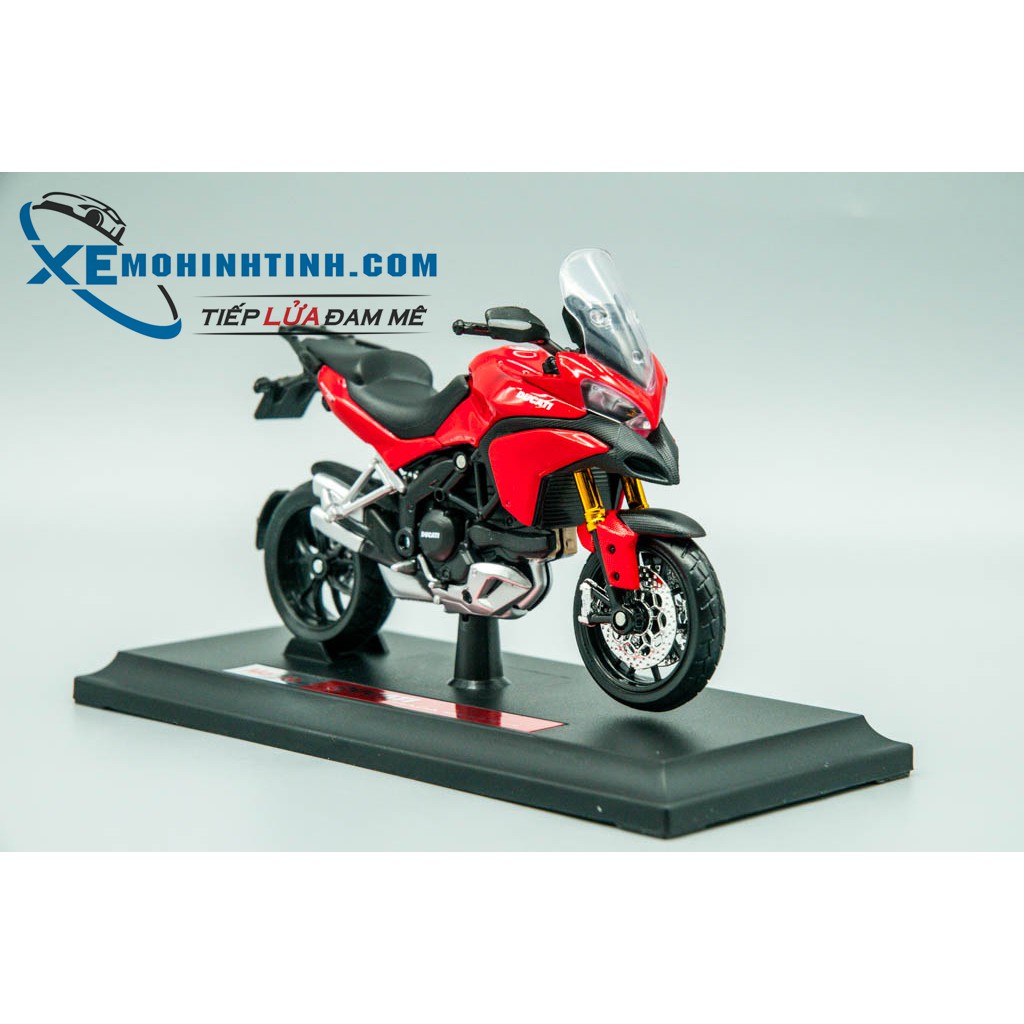 Xe Mô Hình Ducati Multistrada 1200S 1:18 Maisto (Đỏ)