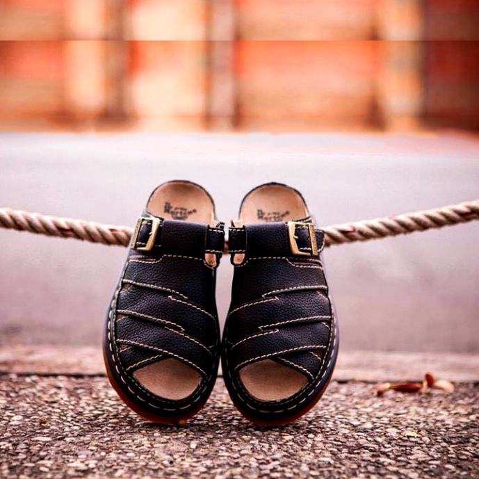 Dép Dr 2007 da bò thật bảo hành 12 tháng