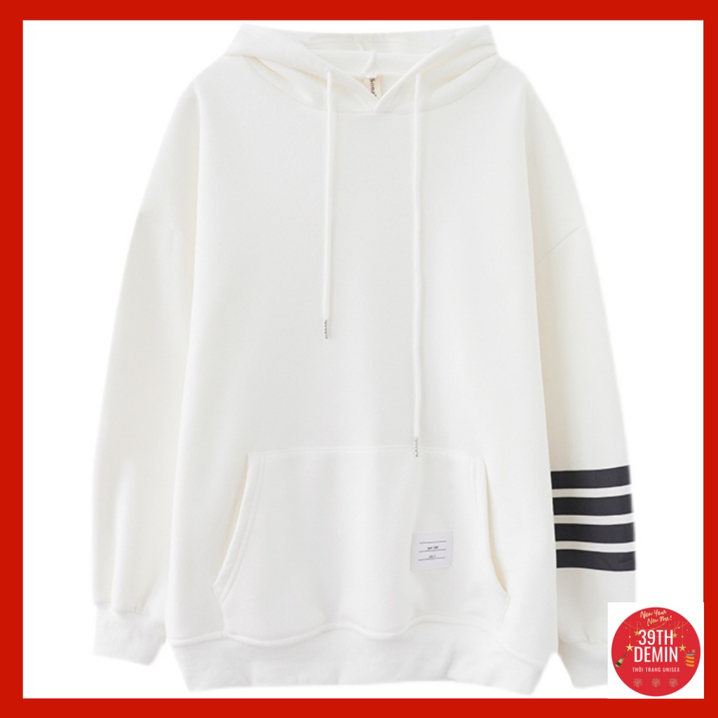 Áo HOODIE 100% COTTON nữ hoạ tiết đơn giản thể thao