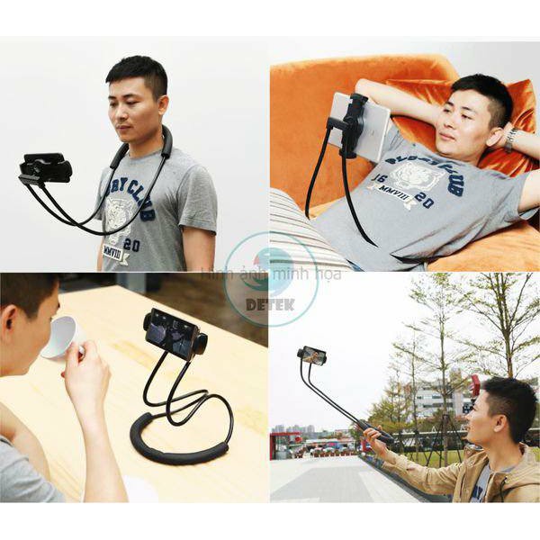 Kẹp đuôi khỉ choàng cổ Detek Lazy Holder