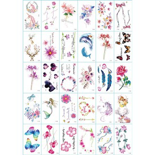 Sỉ combo 50 tấm xăm dán tatoo