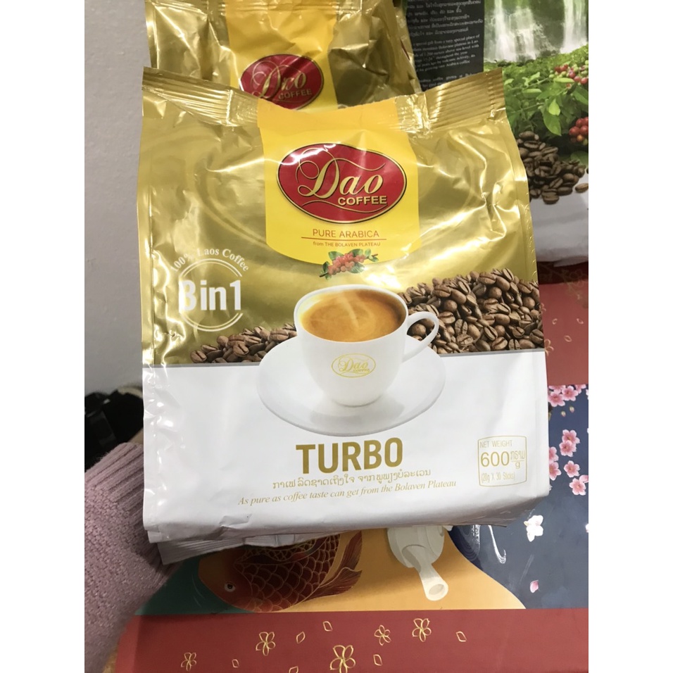 [Cafe Lào] Cafe Dao Cofee Thượng Hạng Nguyên Chất 100% Vị Đắng Đậm Thơm Ngọt, Cafe Sữa Hòa Tan 3 in 1