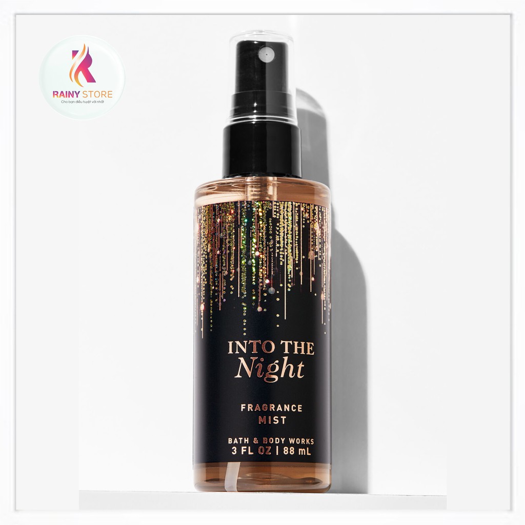 Xịt thơm toàn thân mini Bath & Body Works Into The Night 88ml