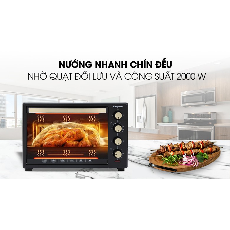 Lò nướng Kangaroo KG5202 - Chính hãng bảo hành 24 tháng