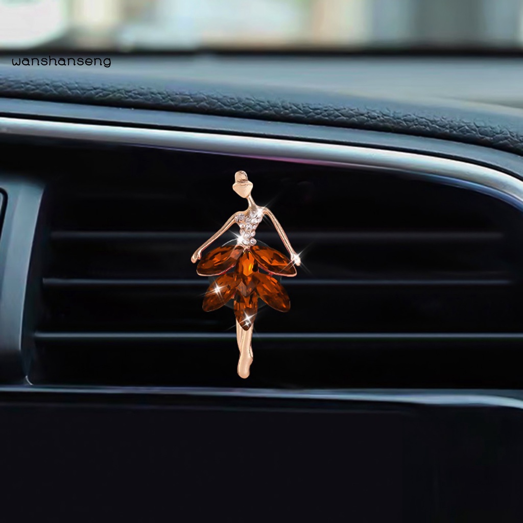 Kẹp khuếch tán nước hoa hình cô gái múa ba lê bằng kim loại gắn điều hòa xe hơi | BigBuy360 - bigbuy360.vn