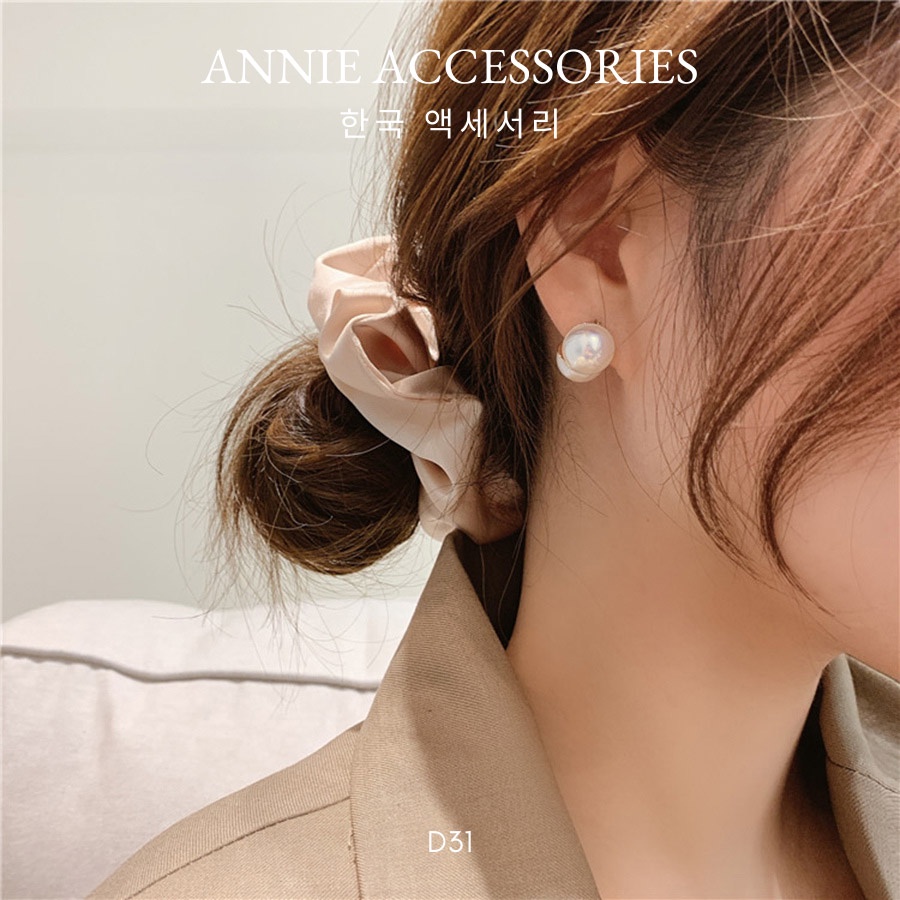 Bông tai ngọc trai nhân tạo phong cách đơn giản hiện đại ANNIE - D31