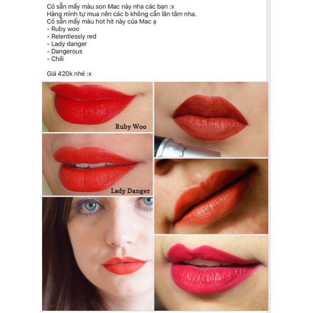 Son MAC ruby woo