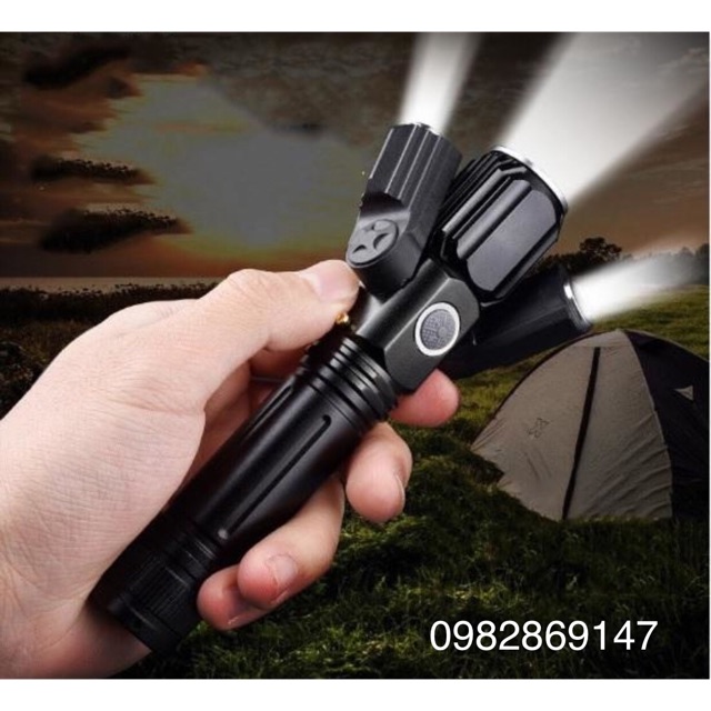 Đèn pin siêu sáng 3 bóng chống nước độ bền cao | BigBuy360 - bigbuy360.vn