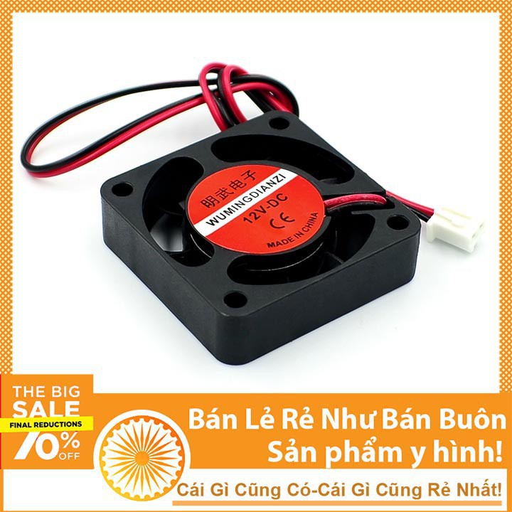 Quạt Tản Nhiệt 40x40x10mm 12VDC - NTHN