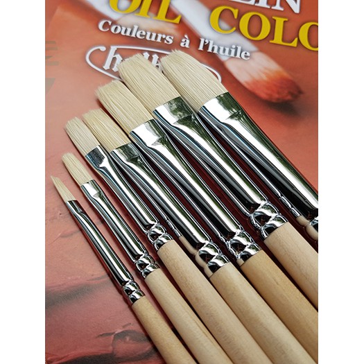 Cọ sơn dầu Holbein KC lông heo bristle