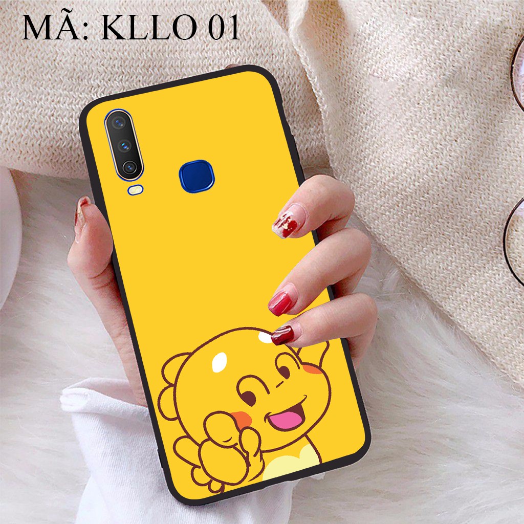 Ốp lưng Vivo U10 viền dẻo TPU BST Khủng Long Lai Ong